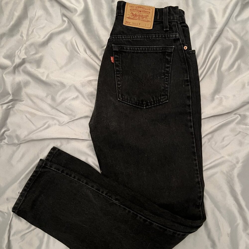 VINTAGE WOMEN'S LEVI'S 551 100% COTTON MADE IN U.S.A – 10 Long - LIKE NEW